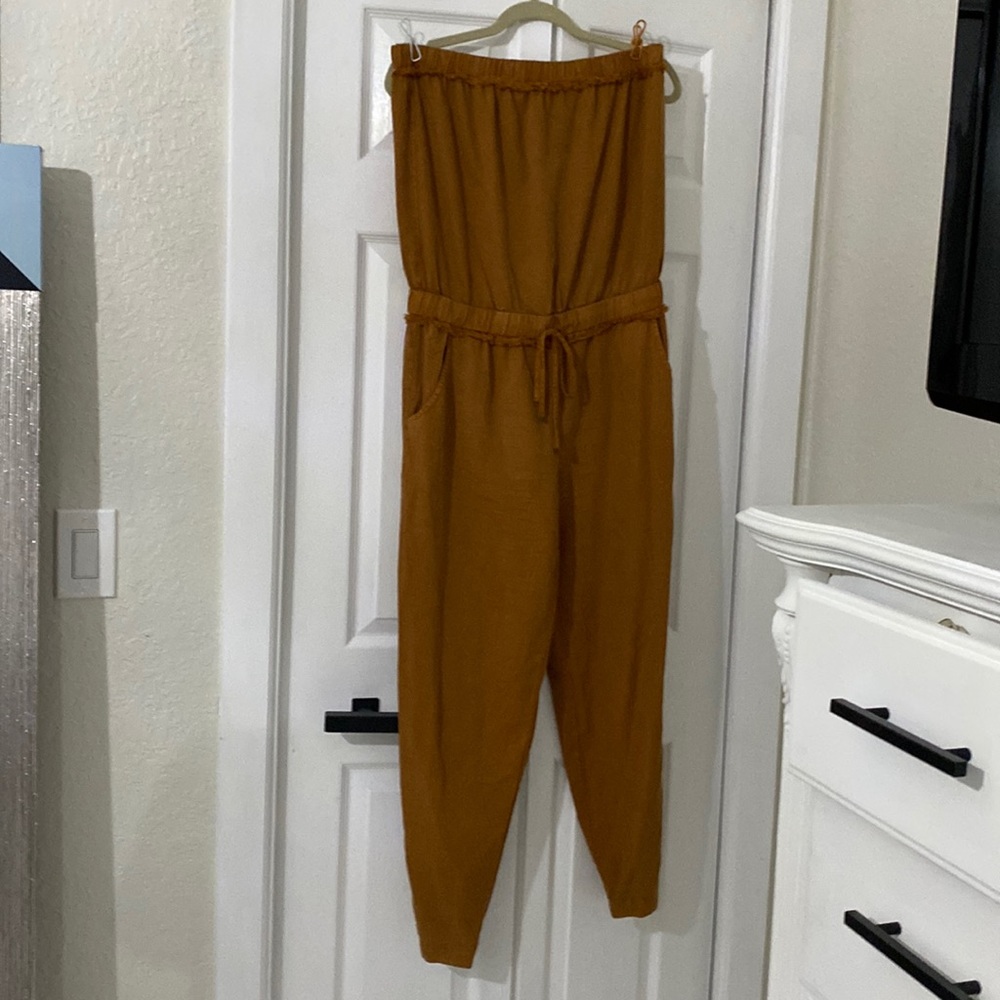Young Fabulous & Broke Mustard jumpsuit/romper